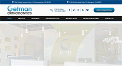 Desktop Screenshot of getmanortho.com